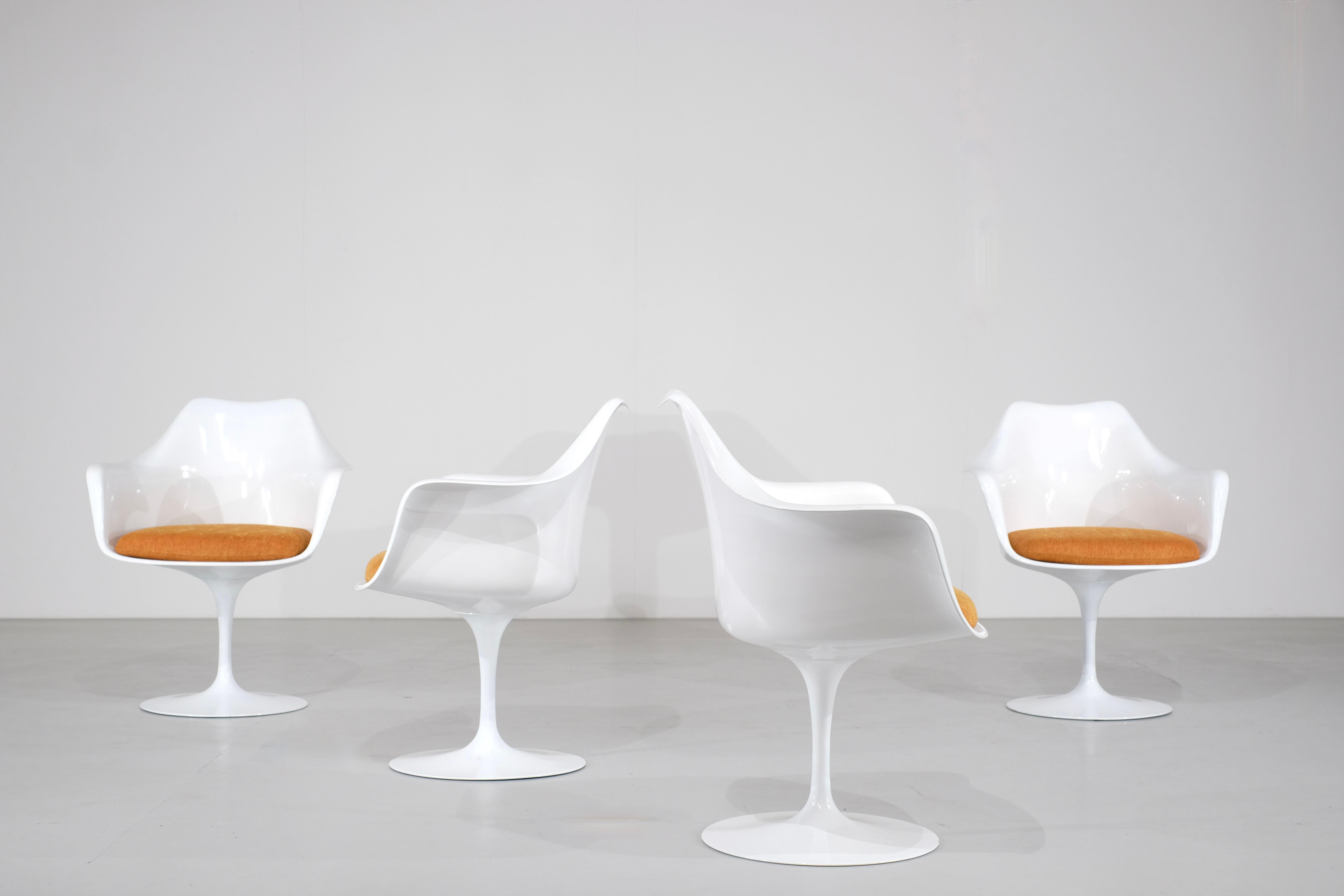 Ensemble de 4 fauteuils Tulipe par Eero Saarinen pour Knoll International - années 1960 en vente 5