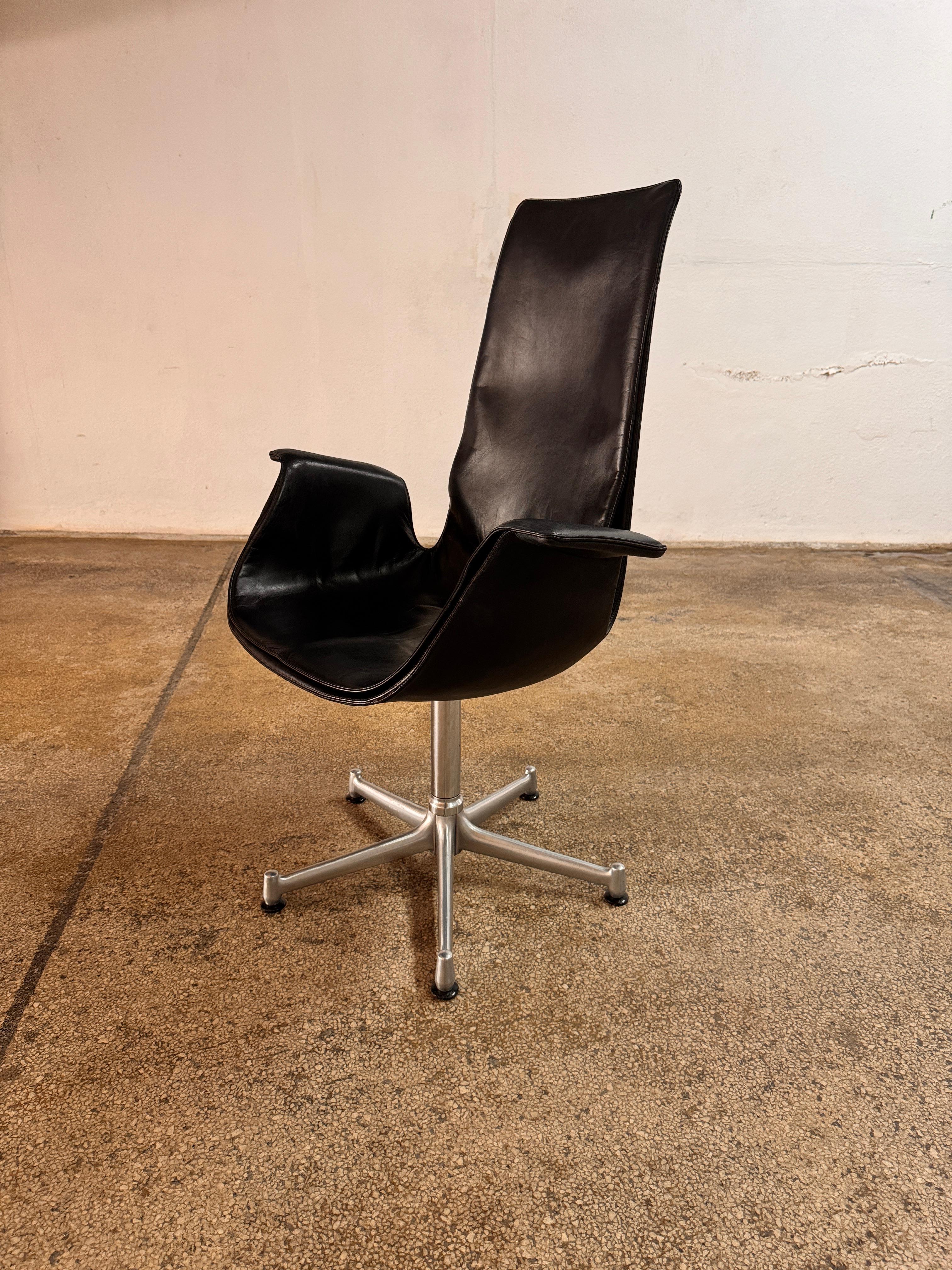 Set of 4 Tulip Chairs by Preben Fabricius & J. Kastholm for Kill International For Sale 4