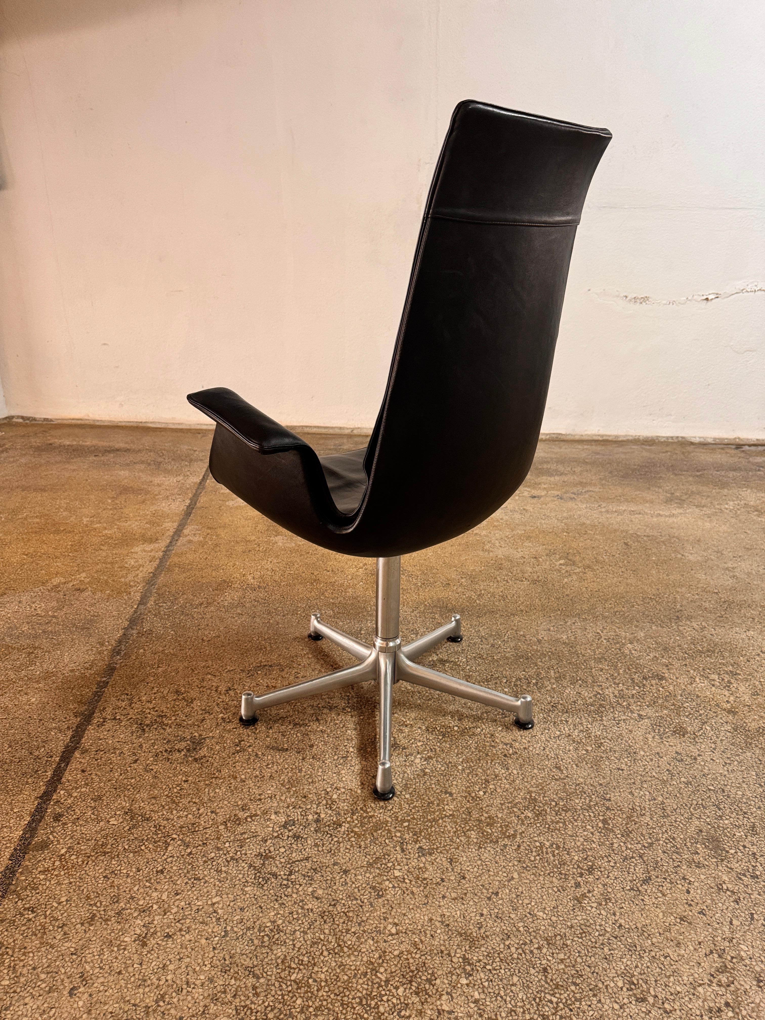 Set of 4 Tulip Chairs by Preben Fabricius & J. Kastholm for Kill International For Sale 6