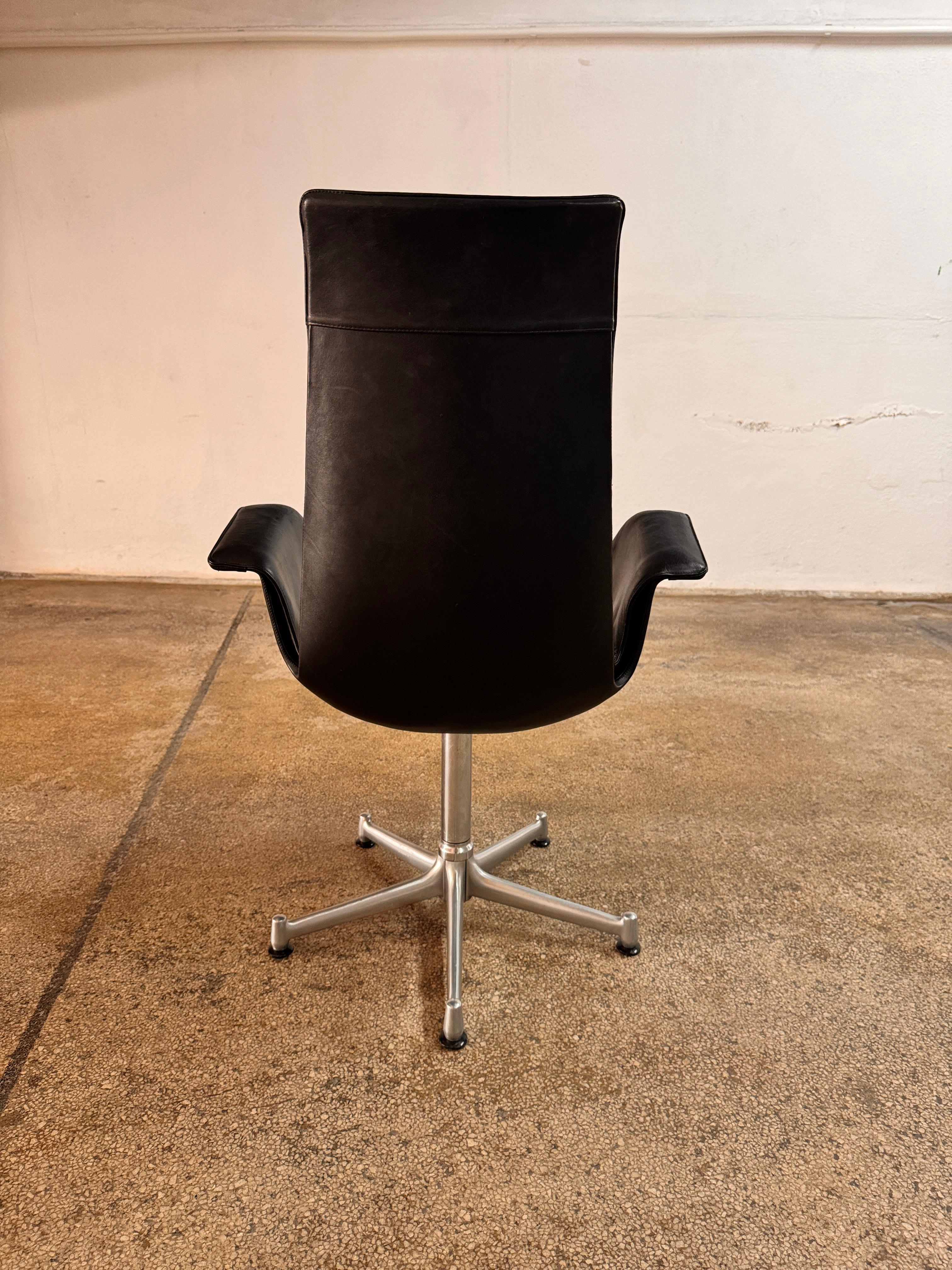 Set of 4 Tulip Chairs by Preben Fabricius & J. Kastholm for Kill International For Sale 7