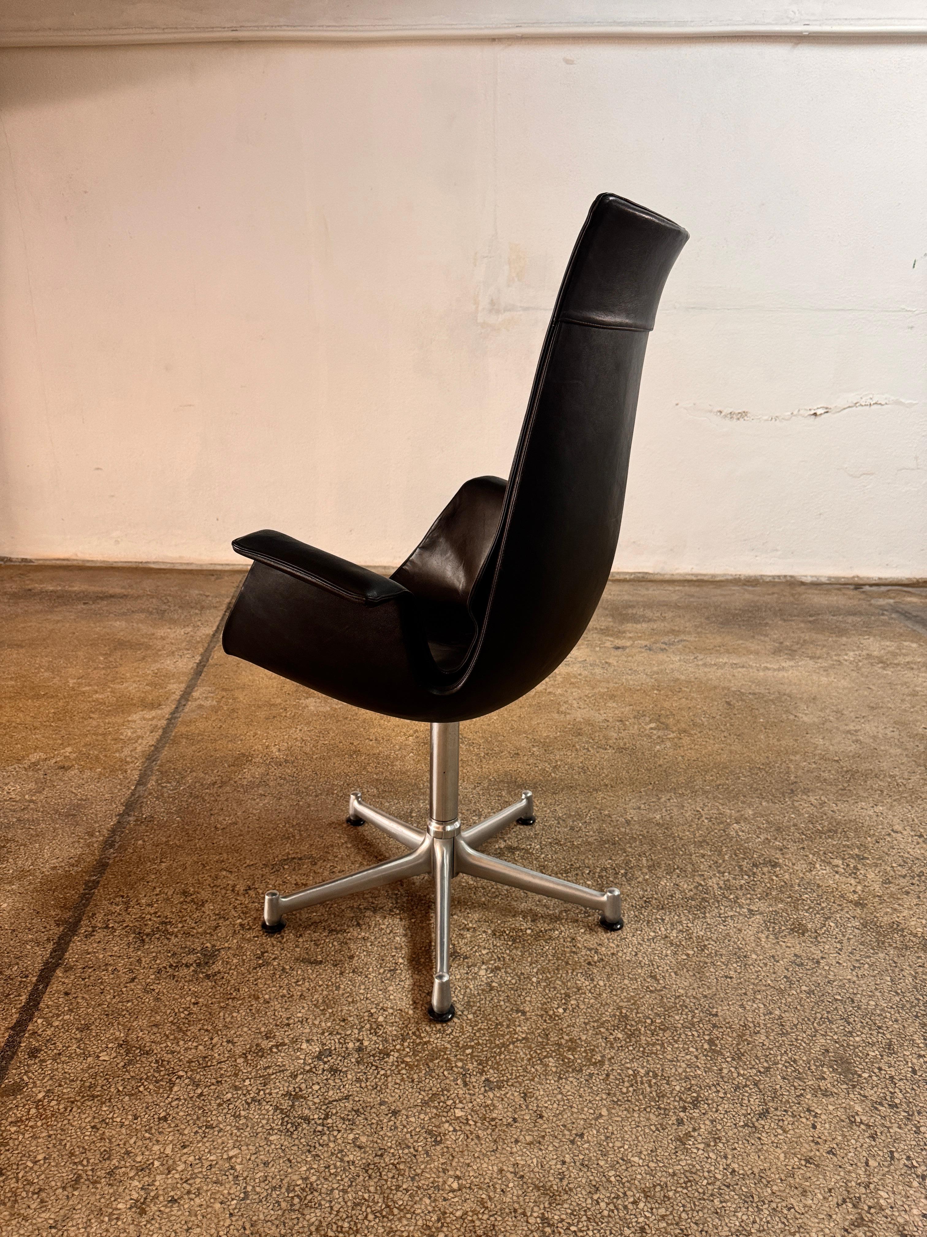 Set of 4 Tulip Chairs by Preben Fabricius & J. Kastholm for Kill International For Sale 8