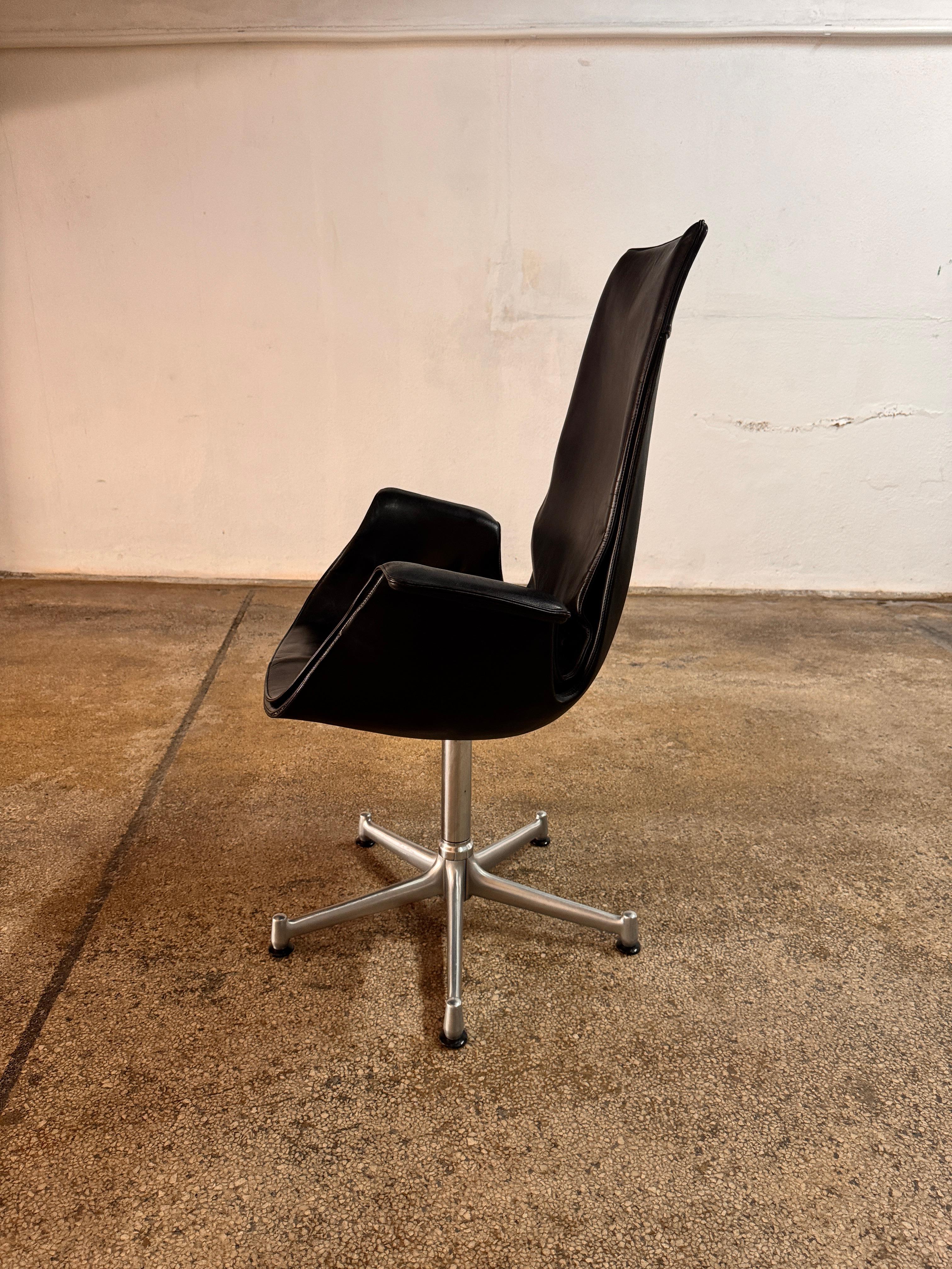 Set of 4 Tulip Chairs by Preben Fabricius & J. Kastholm for Kill International For Sale 9