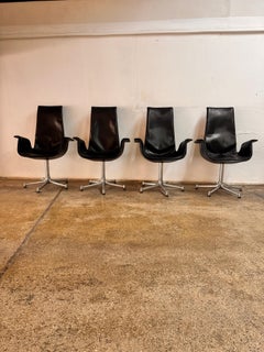 Set of 4 Tulip Chairs by Preben Fabricius & J. Kastholm for Kill International