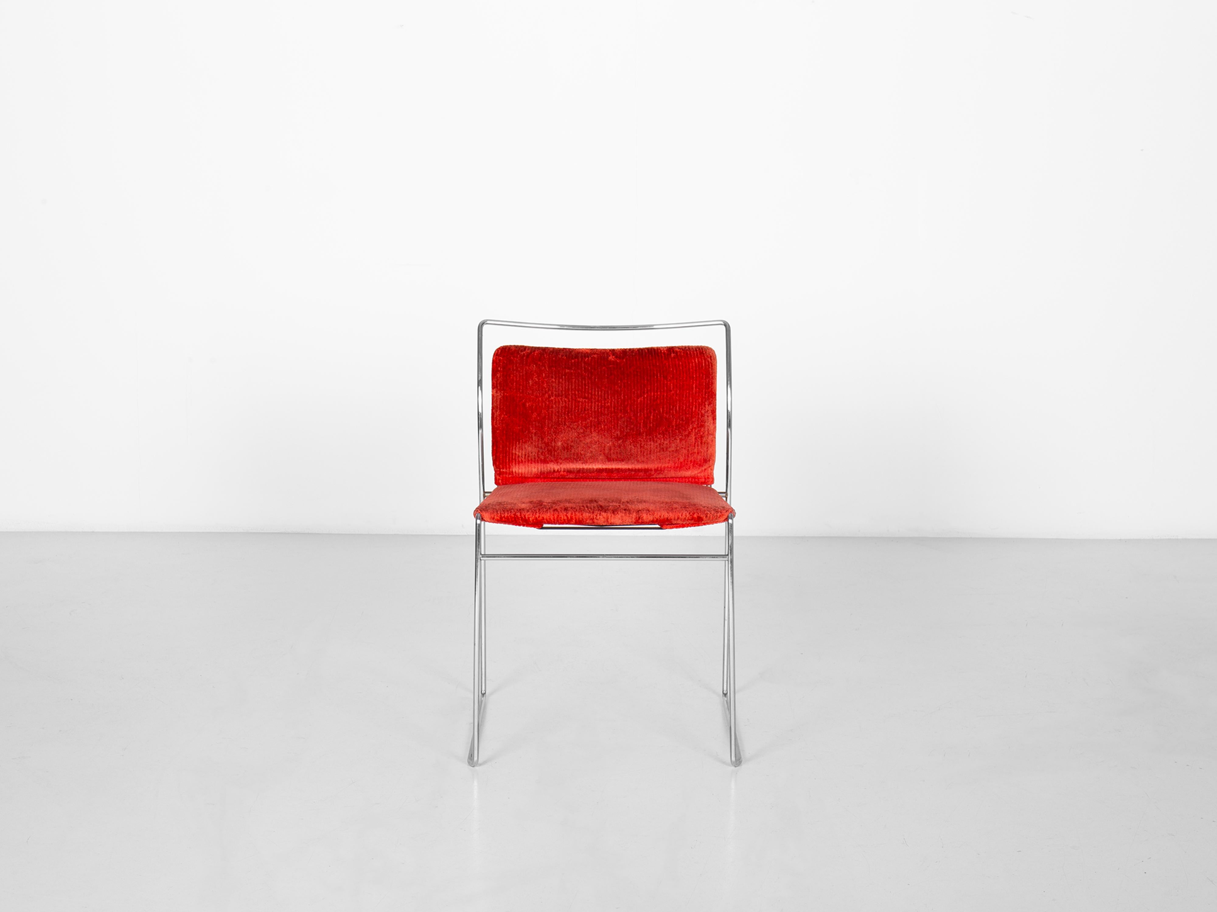 Mid-Century moderno Set di 4 sedie Tulu di Kazuhide Takahama per Simon, 1968 in vendita