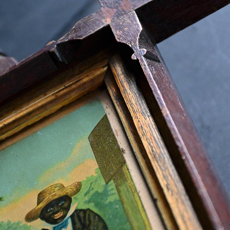 Set of 4 Turn of the Century American Lithographic Framed Prints For Sale at 1stDibs