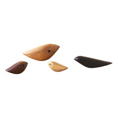 Ensemble de 4 sculptures d'oiseaux tourbillonnants de Warm Nordic