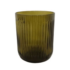Juego de 4 vasos reciclados con corte de apio