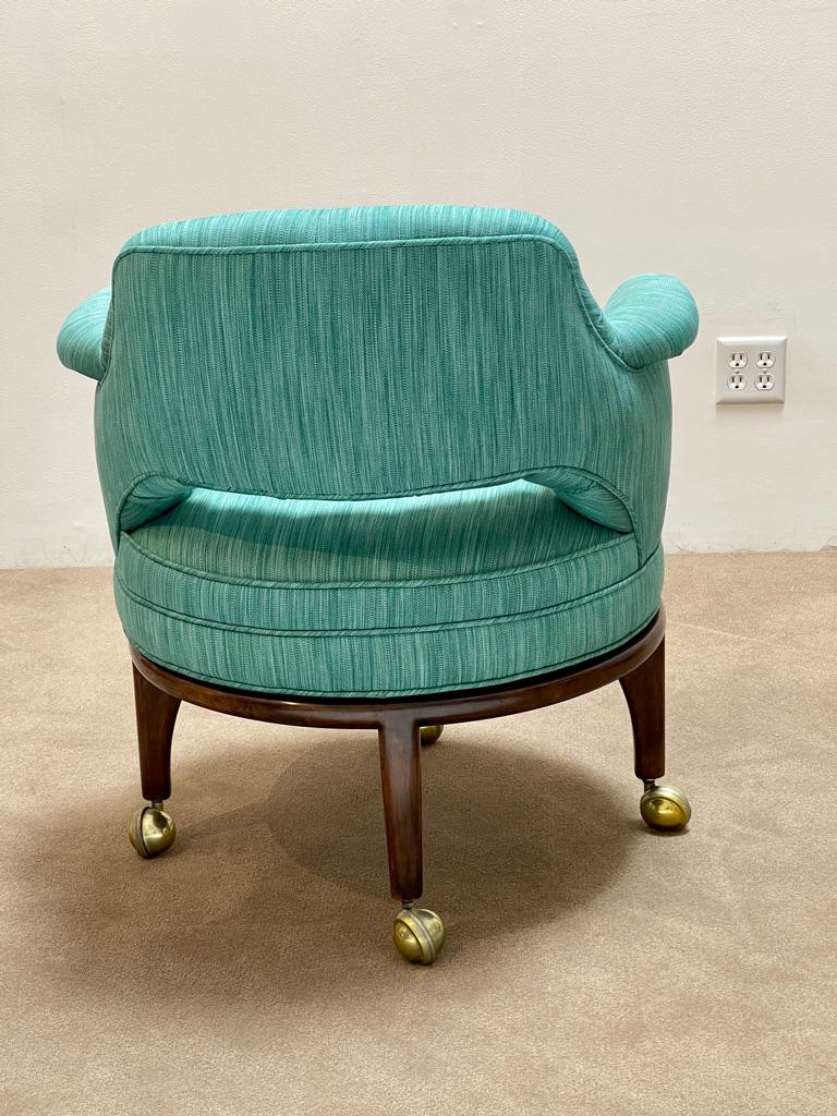 Set of 4 Upholstered Game Chairs In Excellent Condition In Los Angeles, CA