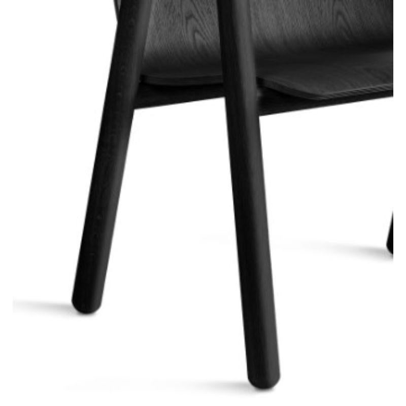 Finlandais Lot de 4 fauteuils de salon Valo, noirs, fabriqués par Choice en vente