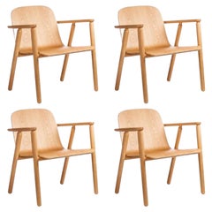 Set of 4, Valo Lounge Chair, Natural by Made by Choice