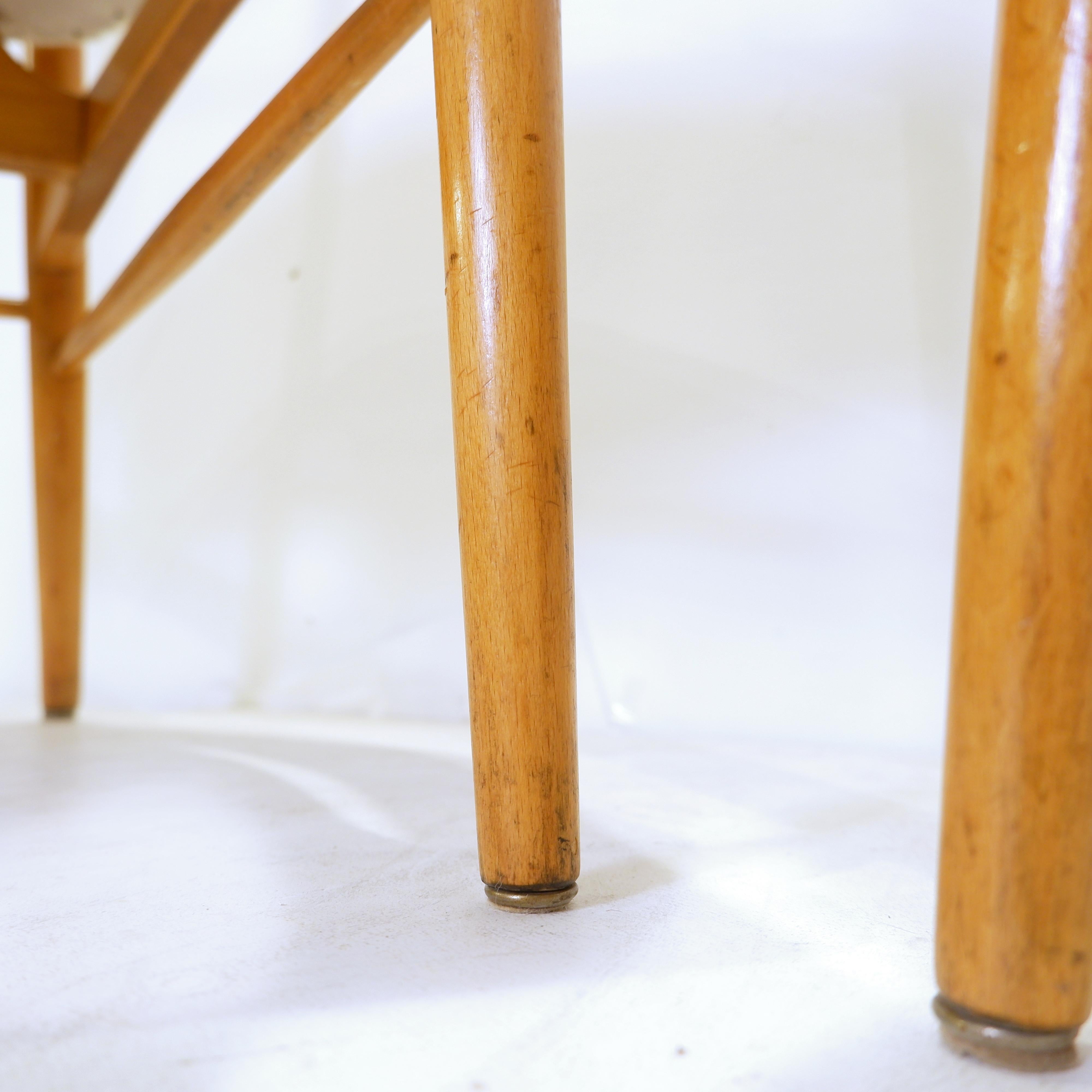 Mid-20th Century Set of 4 VEB Petrol Chemisches Kombinat Schwedt armchairs - 1960s For Sale