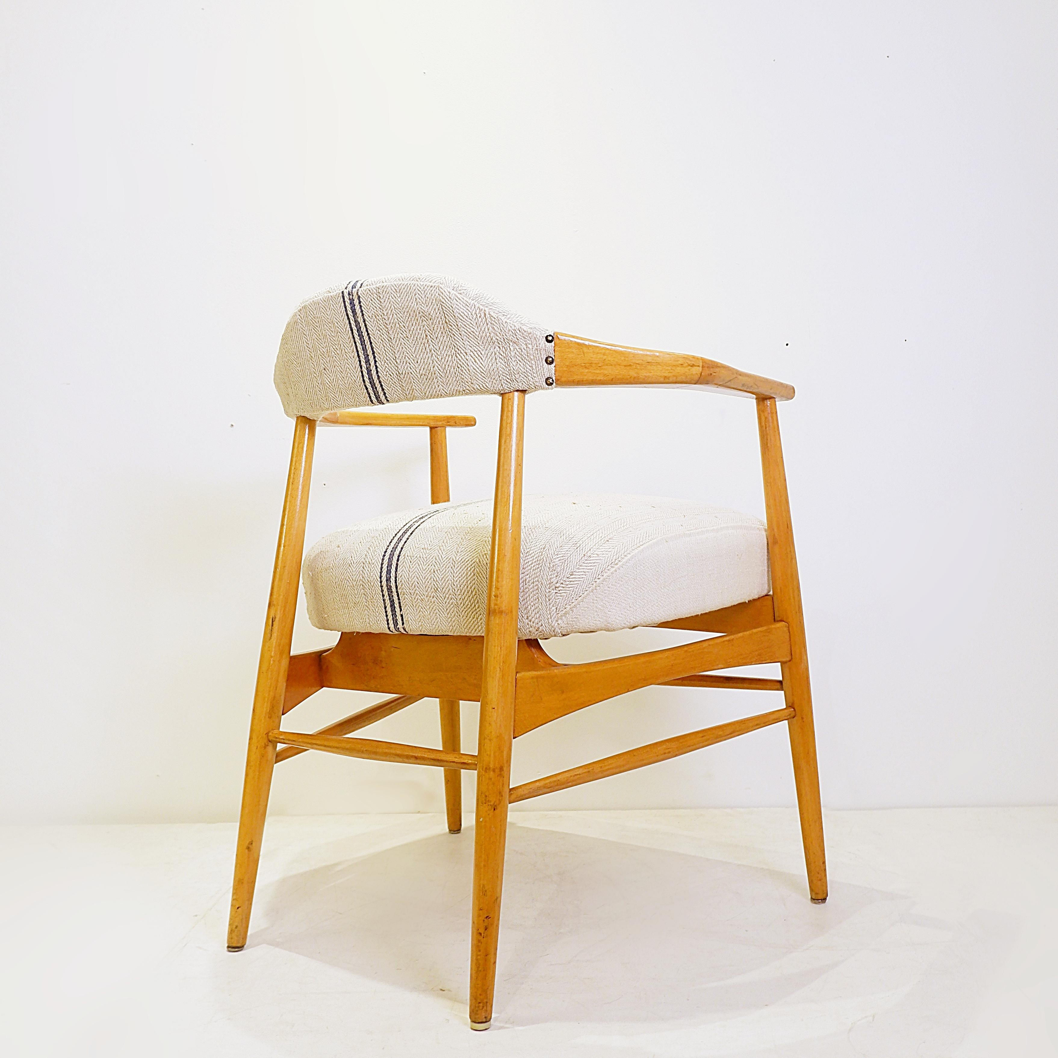 Set of 4 VEB Petrol Chemisches Kombinat Schwedt armchairs - 1960s For Sale 2