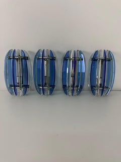 Set di 4 applique "Veca", prodotte in Italia, anni '70