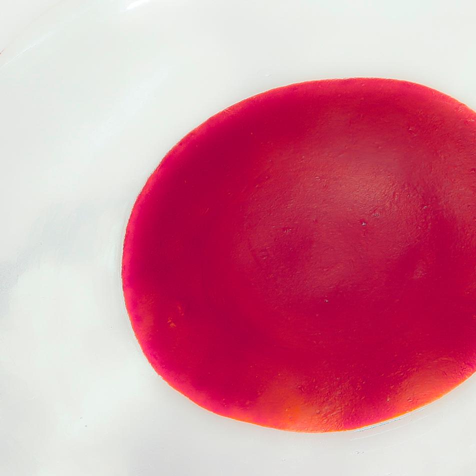 4er-Set Venini Italienische Glasteller mit roten und weißen Dot Dots von Pierre Cardin  im Angebot 13