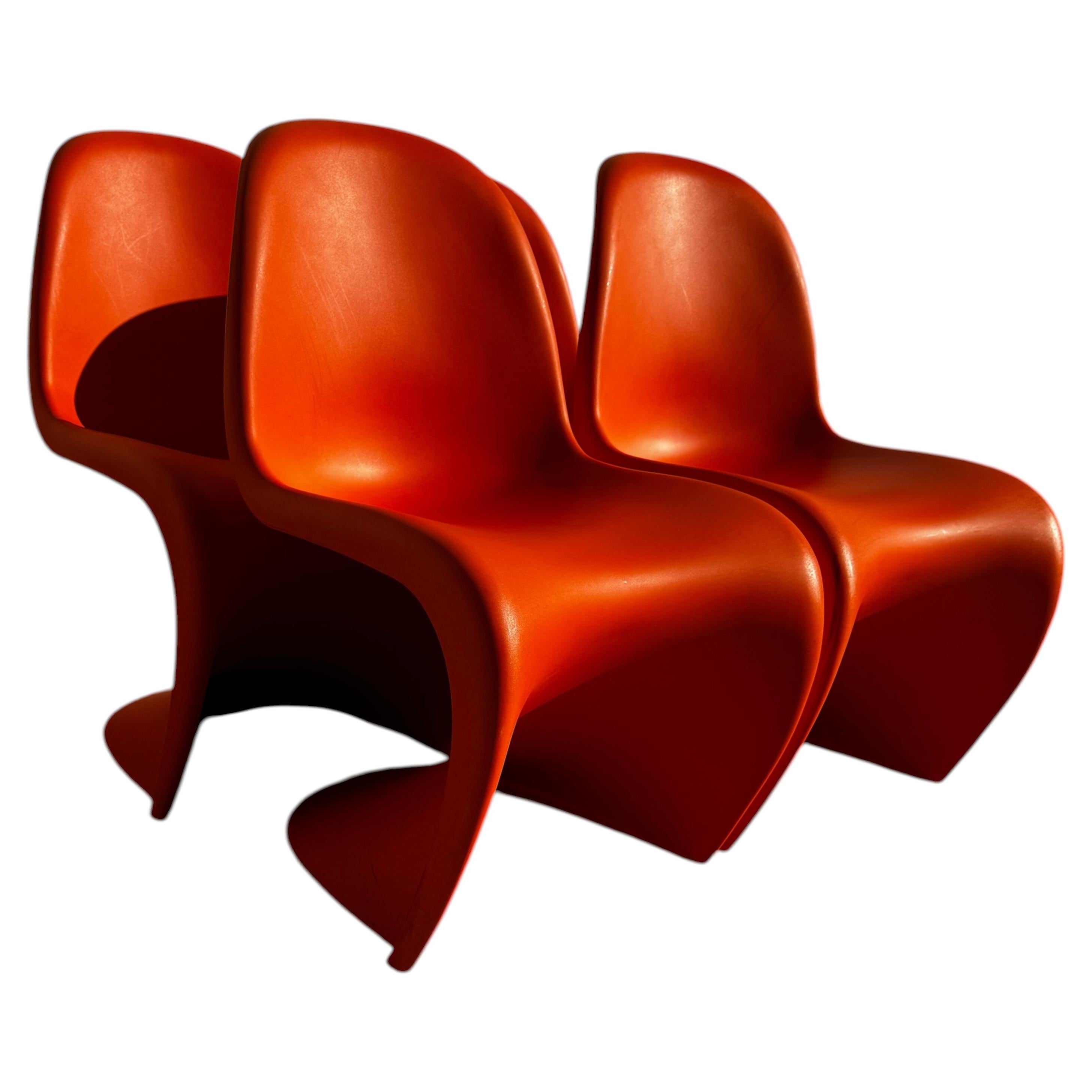 4er-Set Verner Panton für Vitra "S" Stackable Chairs (8 Stück erhältlich)