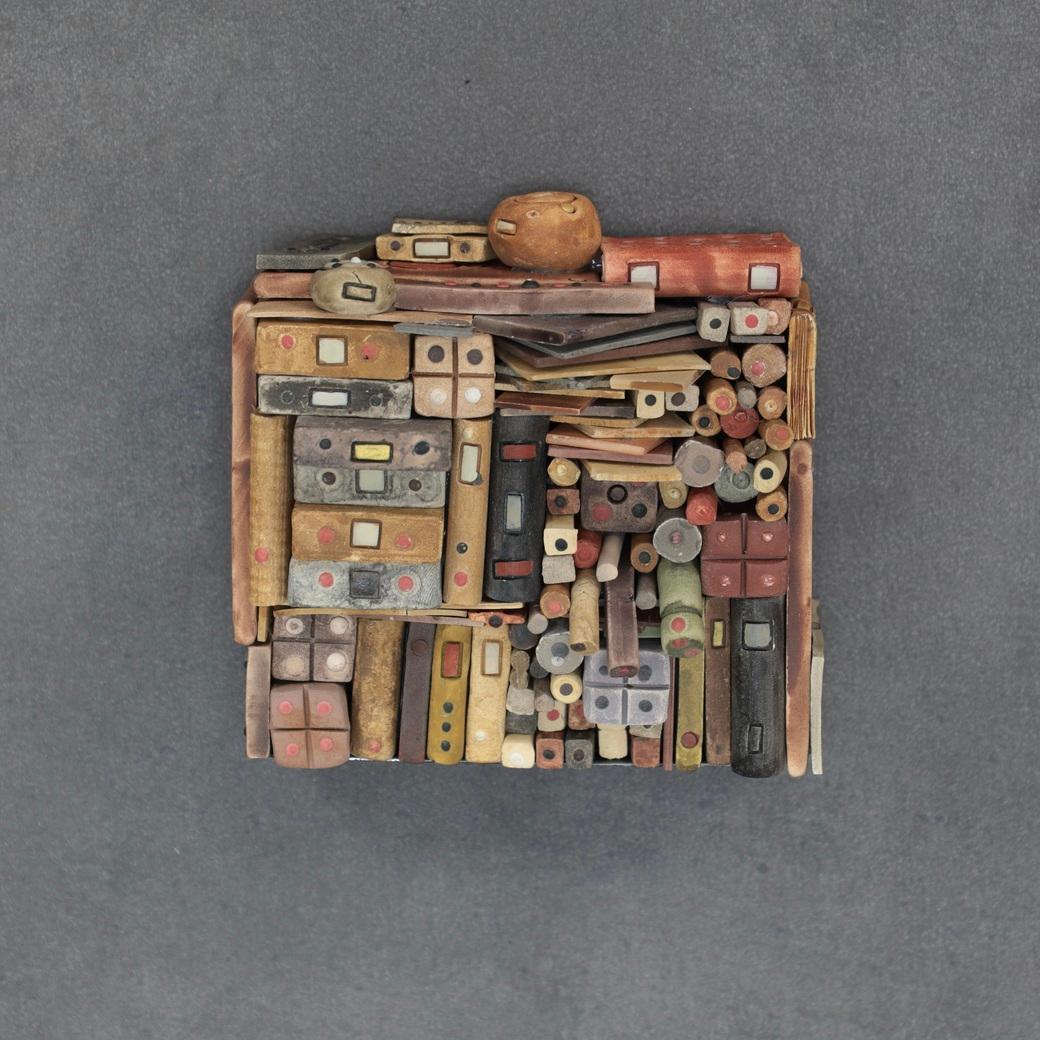 Satz von 4 lebendigen Skulpturen von Guy Deltour - Zeitgenössische belgische Kunst, 2000er Jahre (21. Jahrhundert und zeitgenössisch) im Angebot