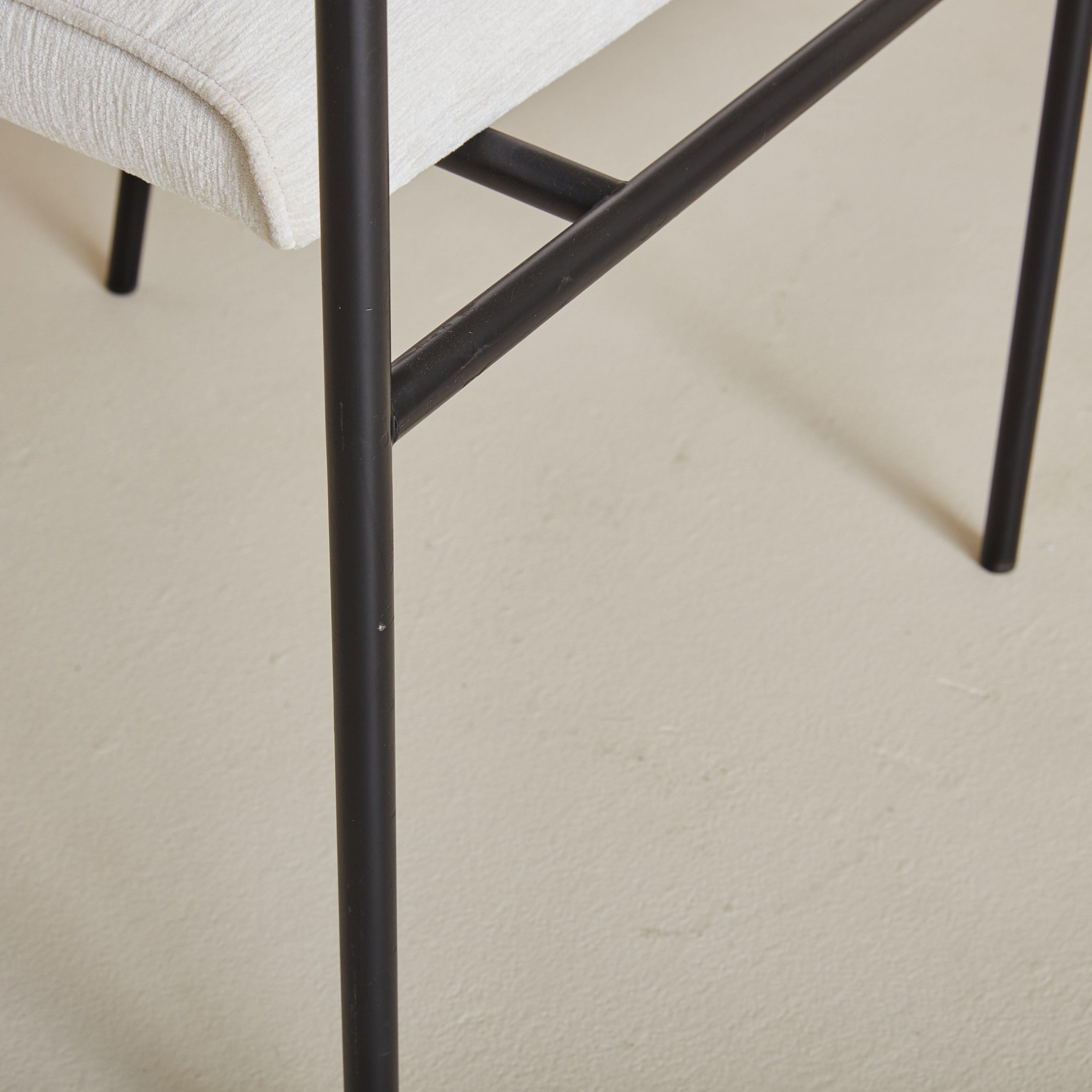 Set of 4 ‘Vienna' Black Metal Dining Chairs by Rodney Kinsman for Bieffeplast 4