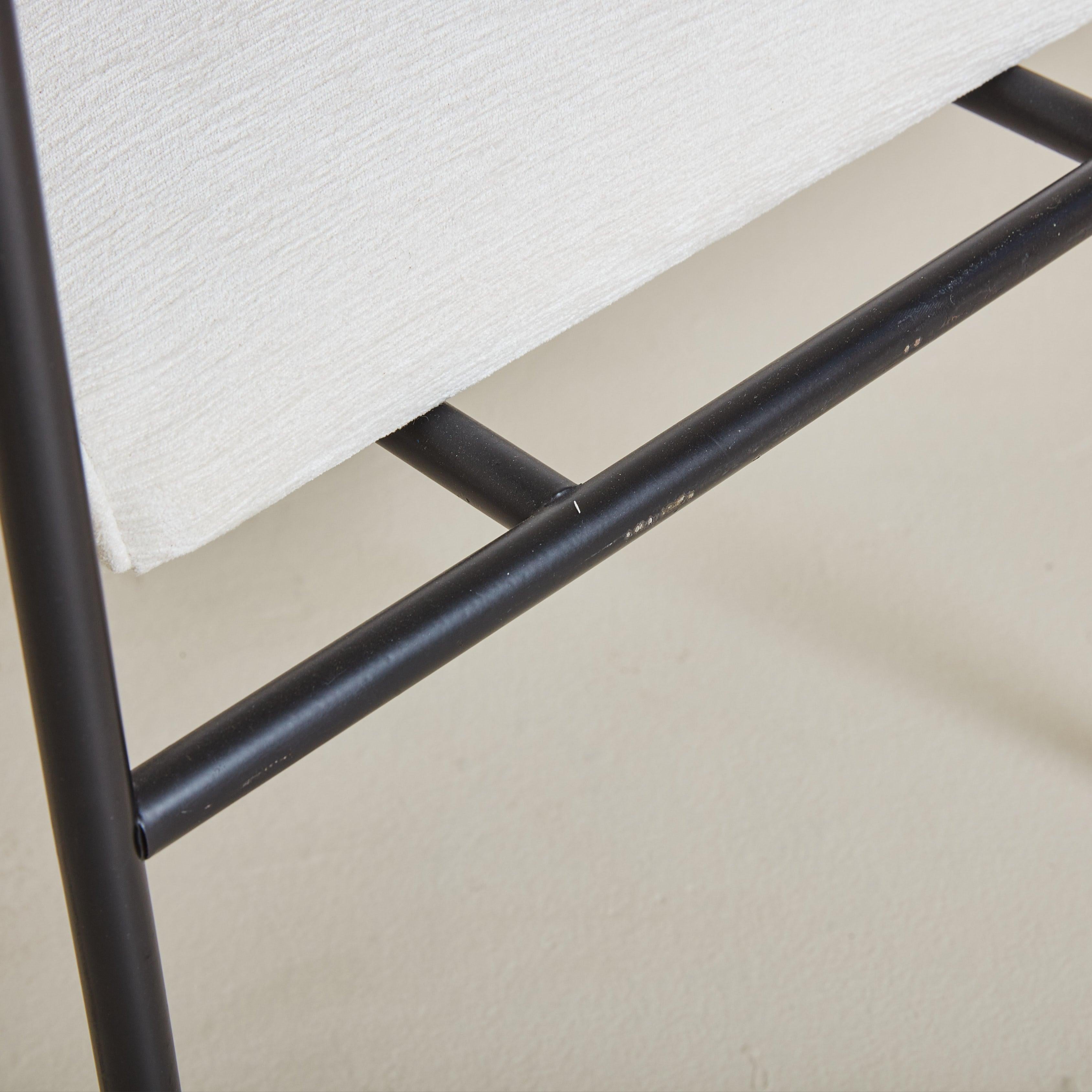 Set of 4 ‘Vienna' Black Metal Dining Chairs by Rodney Kinsman for Bieffeplast 5
