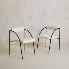 Set of 4 ‘Vienna' Black Metal Dining Chairs by Rodney Kinsman for Bieffeplast