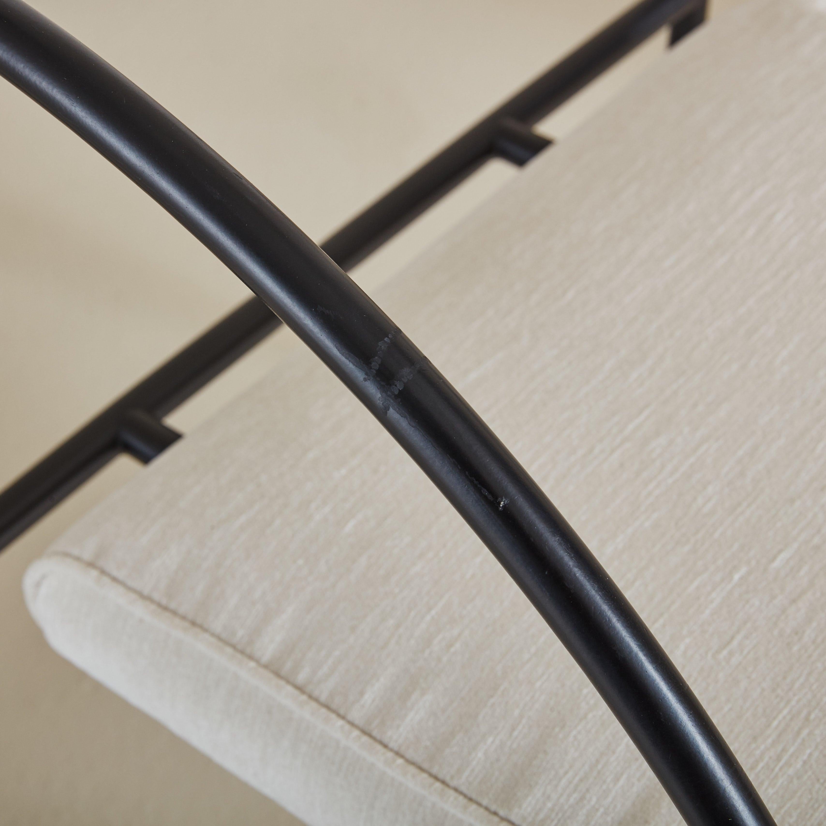 Set of 4 ‘Vienna' Black Metal Dining Chairs by Rodney Kinsman for Bieffeplast 1