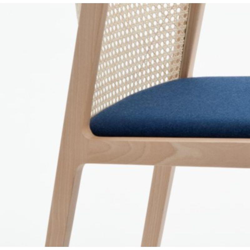 Set of 4, Vienna Chair, Beech Wood, Blue by Colé Italia In New Condition For Sale In Geneve, CH