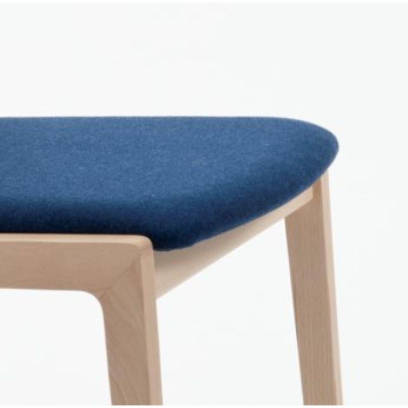 XXIe siècle et contemporain Ensemble de 4, chaise Vienne, bois de hêtre, bleu par Colé Italia en vente
