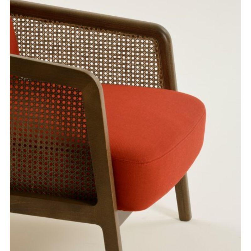 XXIe siècle et contemporain Lot de 4, Fauteuil Lounge Vienna Canaletto Chili Red par Colé Italia en vente