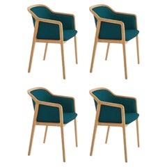 Juego de 4 Sillones Vienna Soft Little, Azur by Colé Italia