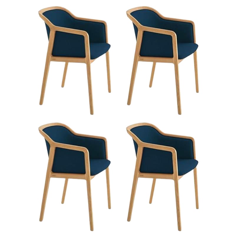 Juego de 4 sillones Vienna Soft Little, Orion by Colé Italia