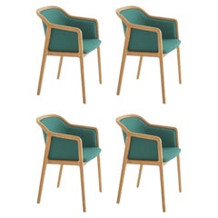 Juego de 4 sillones Vienna Soft Little, Tropic by Colé Italia