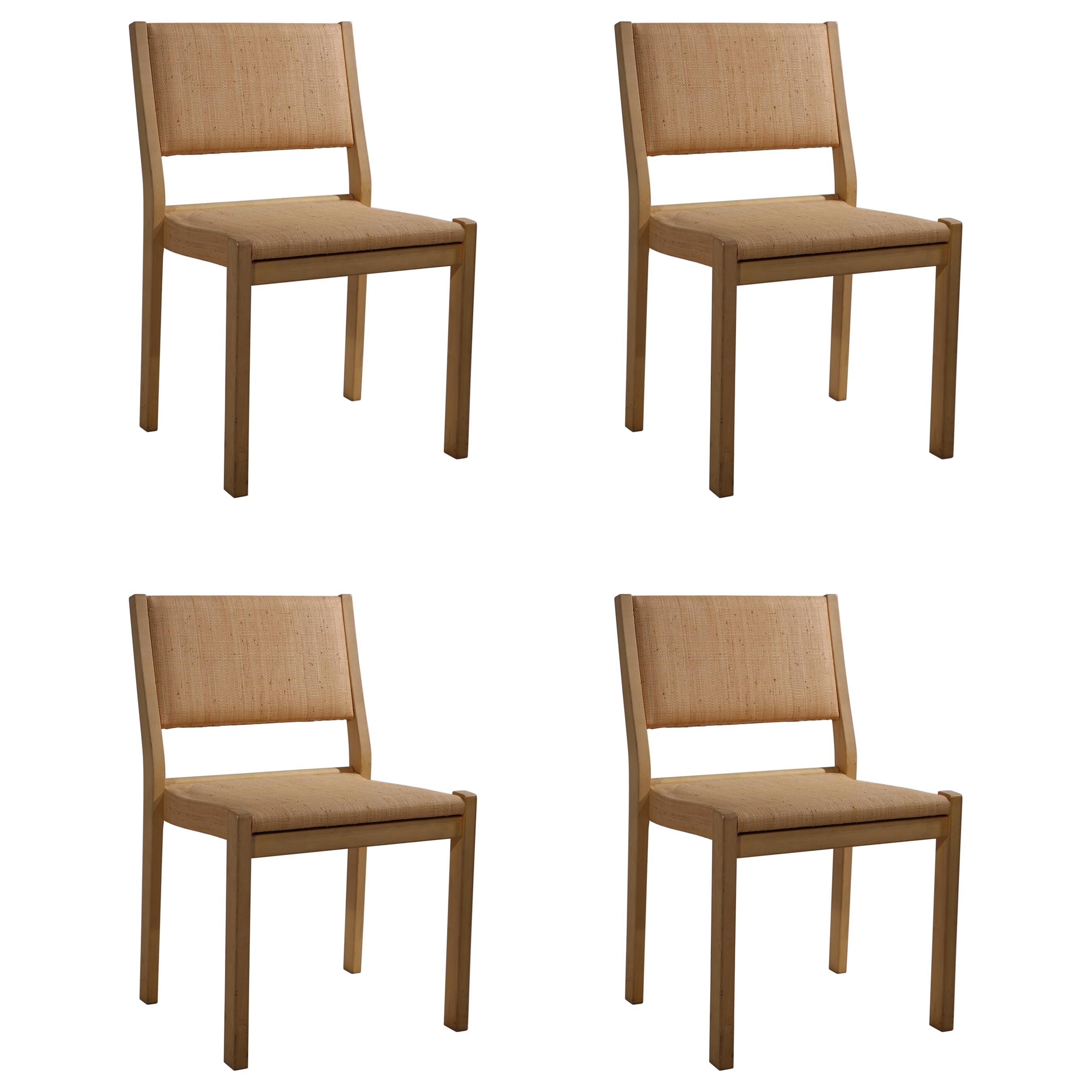 Set of 4 Vintage Aalto 611 Dining Chairs