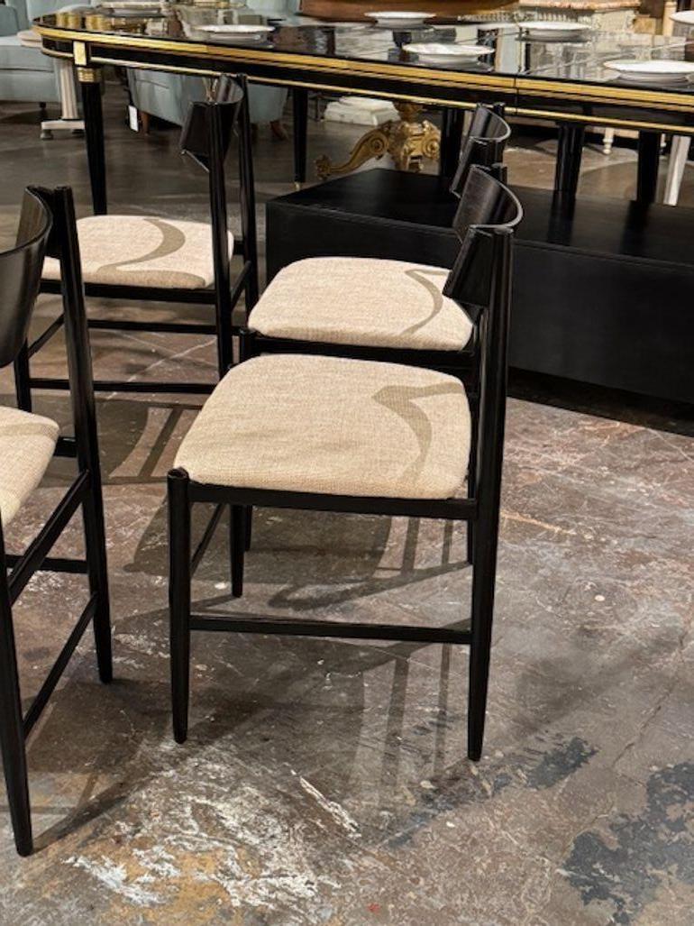 Ensemble de 4 chaises italiennes vintage de style Art déco en vente 1