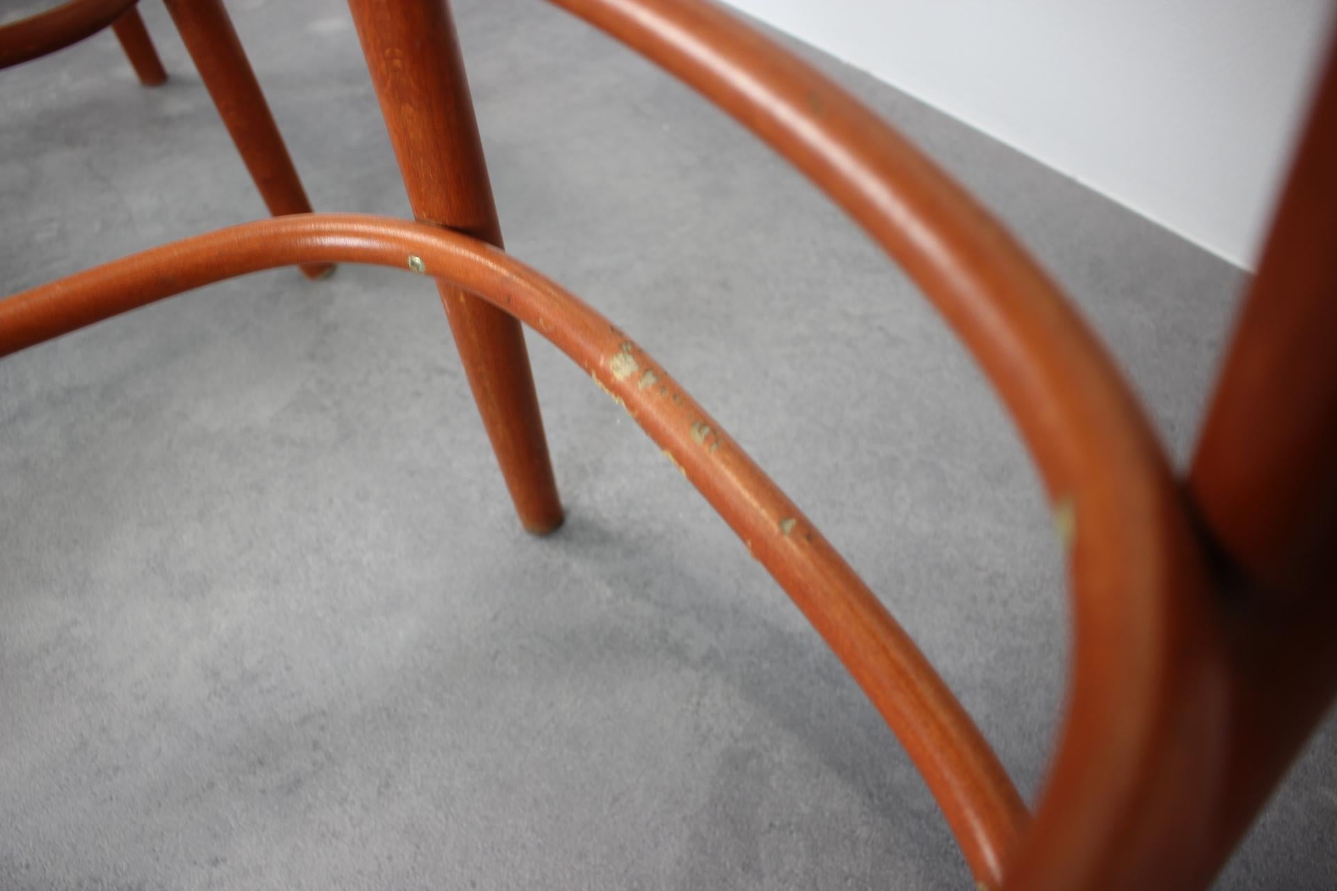 Late 20th Century Set of 4 Vintage Bar Stools by TON, 1980s