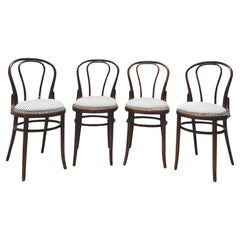 Set of 4 Vintage Bentwood Chair w/ Cushions