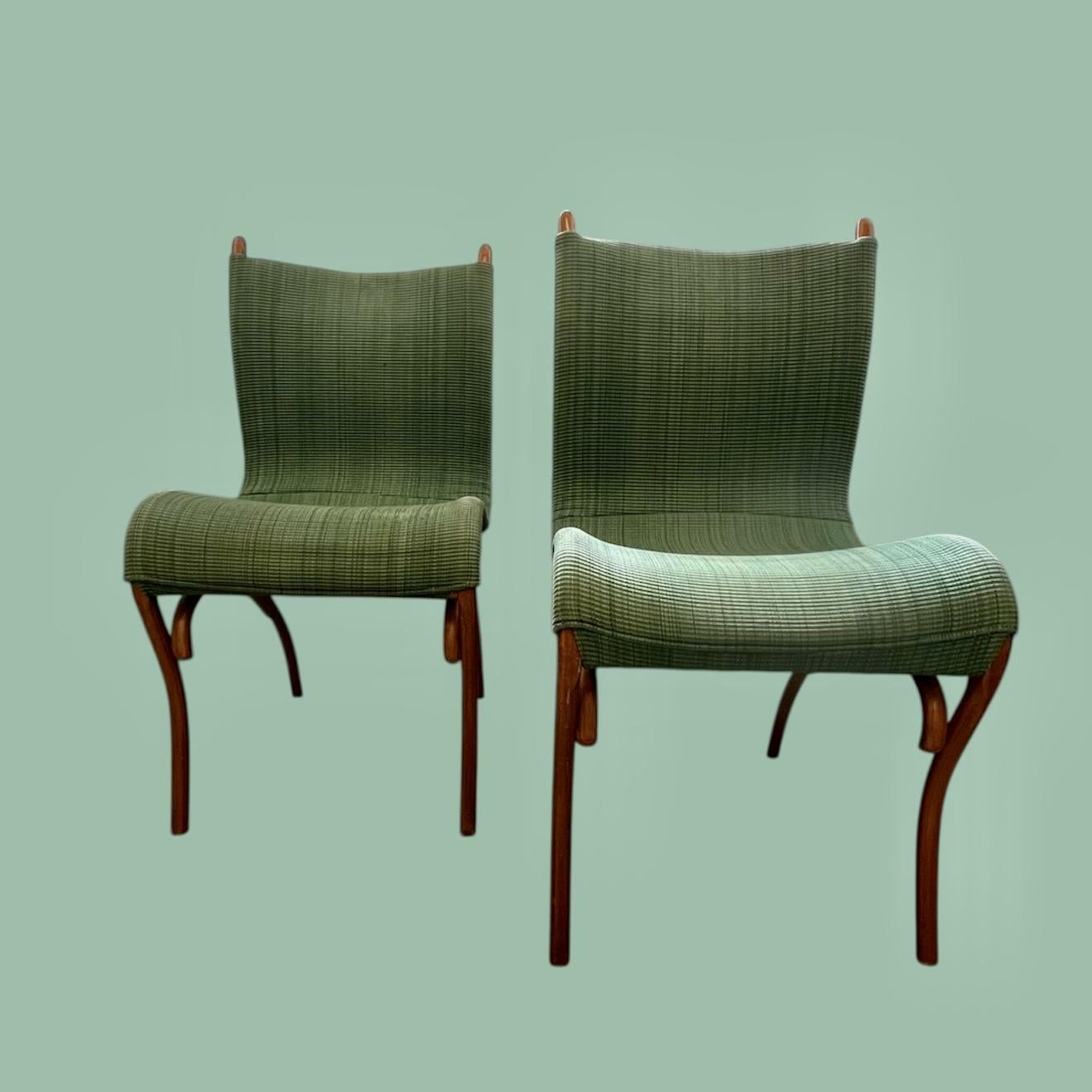 set di 4 sedie da pranzo imbottite in bengala vintage, leggere e confortevoli In condizioni buone in vendita a London, Fitzrovia