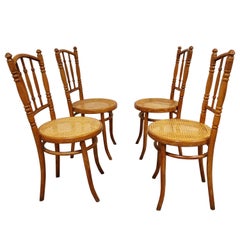 Set of 4 Vintage Bistro Chairs, 1950s