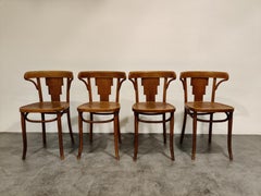 Lot de 4 Chaises Bistro Vintage par Luterma:: 1920s