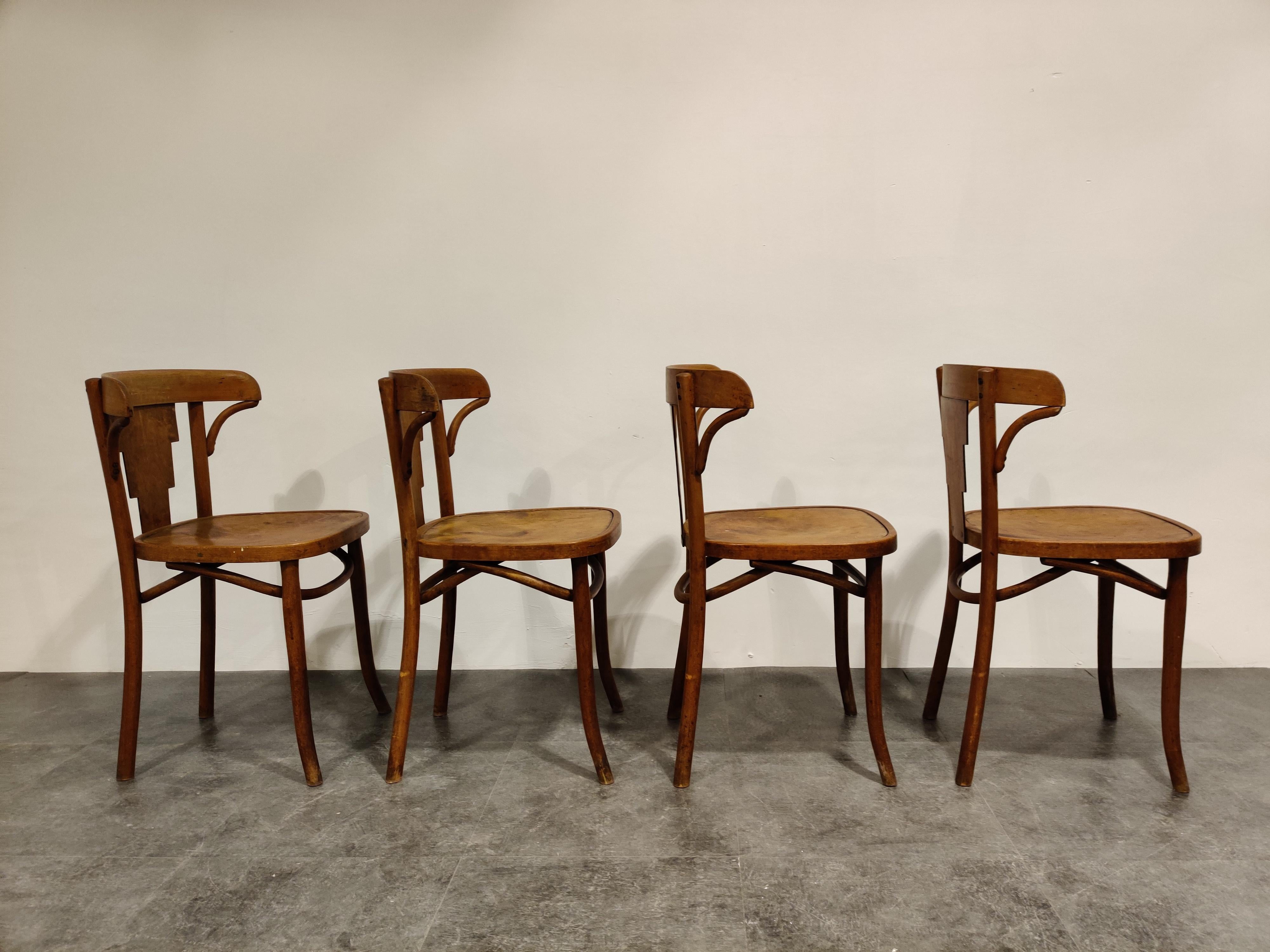 antique bistro chairs
