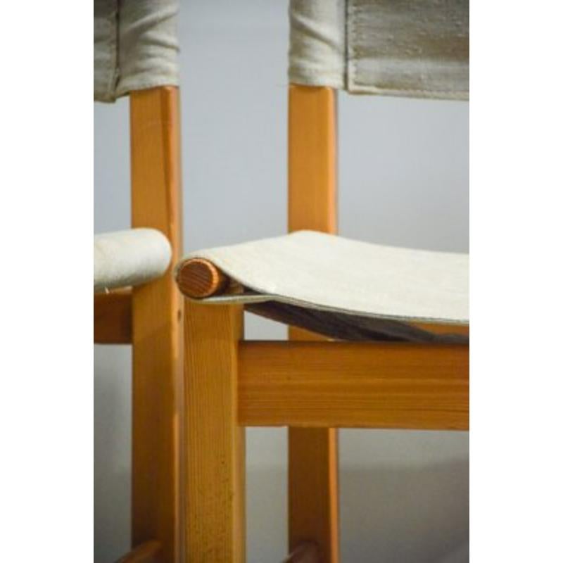 Swedish Set of 4 Vintage Chairs in Pine from Ikea, 1986 For Sale
