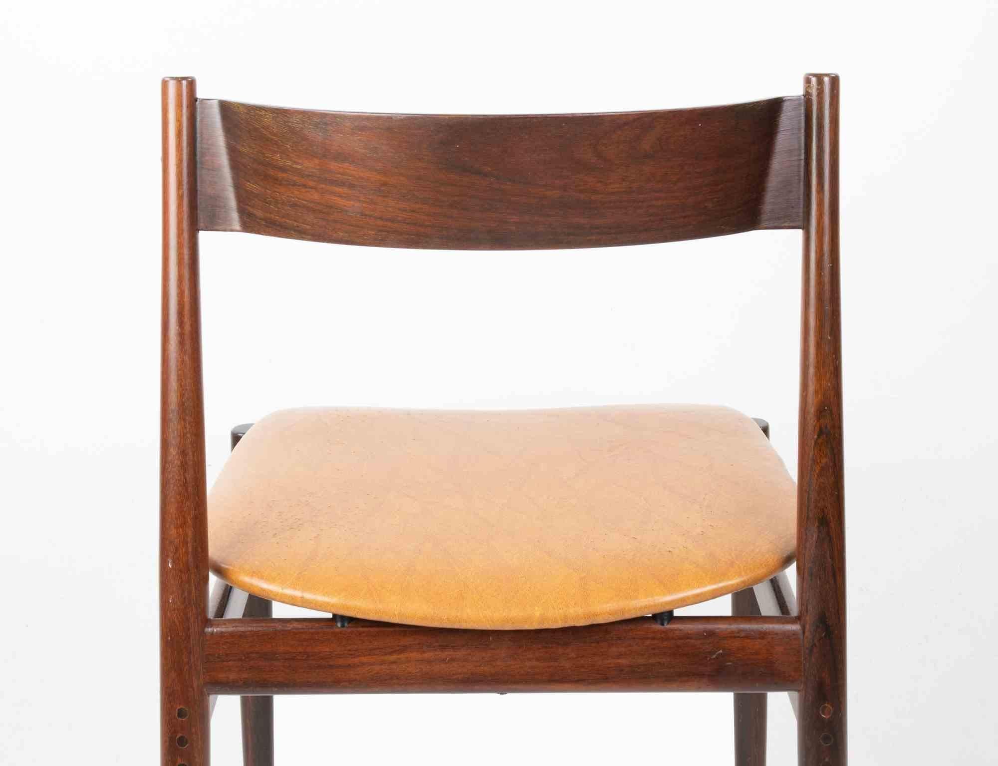 Satz von 4 Vintage-Stühlen, italienische Herstellung 1960er Jahre im Angebot 1
