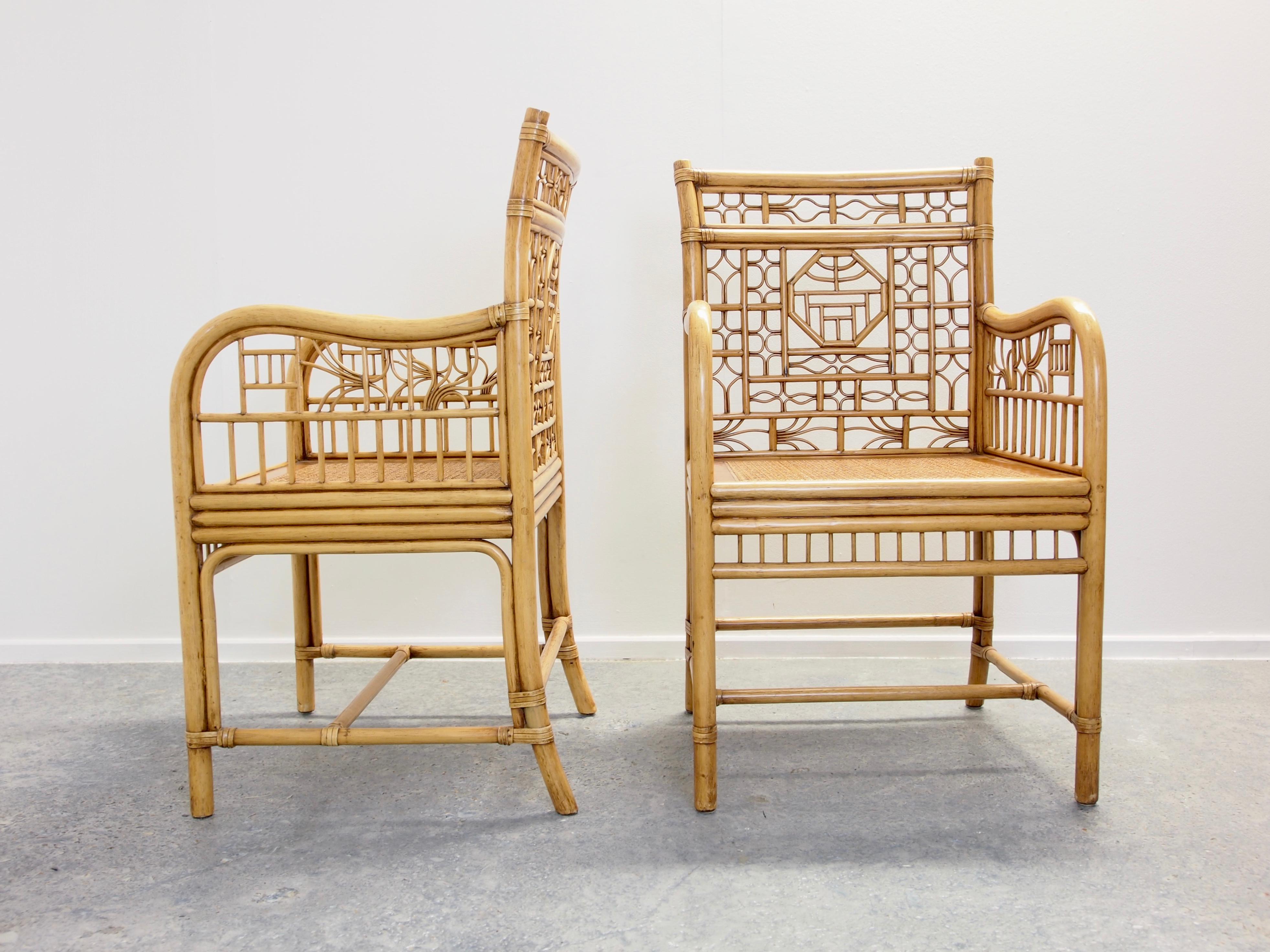 antique bamboo chairs