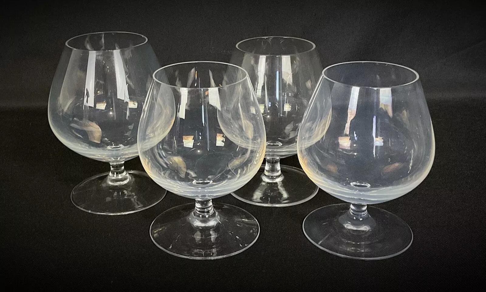 Set de 4 Copas de Vino de Cristal Vintage - 2Y349 en Bueno estado para la venta en Bordeaux, FR