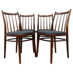 Set di 4 sedie da pranzo vintage ceche