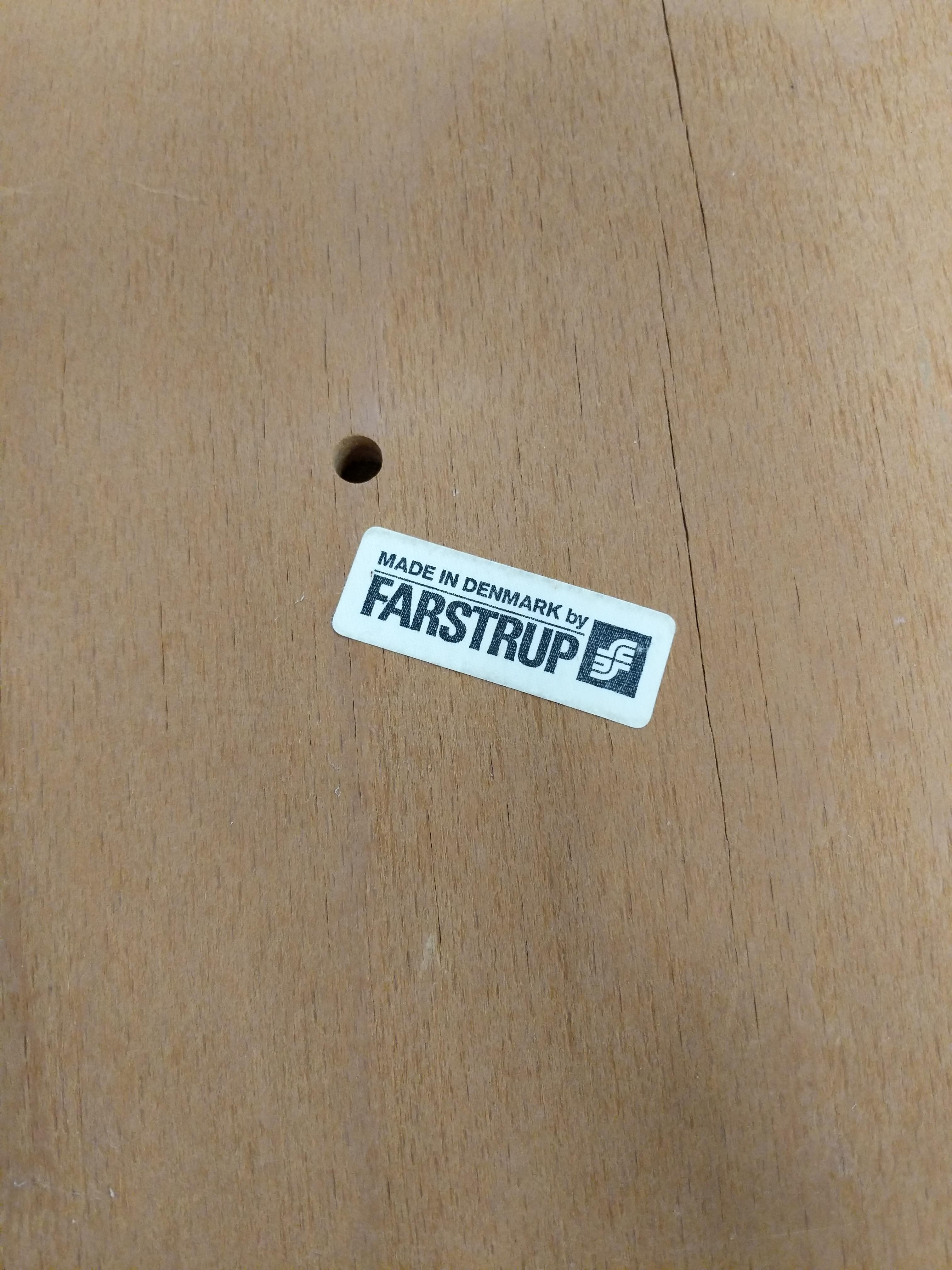Set di 4 sedie da pranzo moderne danesi vintage di Farstrup in vendita 2