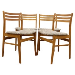 Set of 4 Vintage Danish Modern Dining Chairs by Sax Møbler