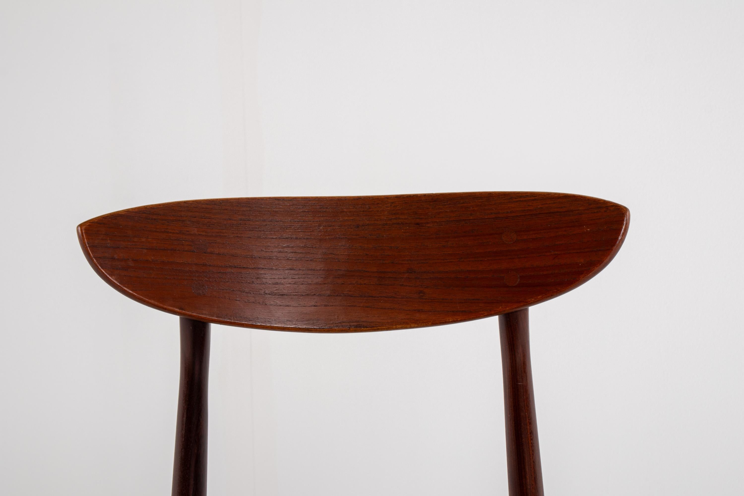 Set of 4 Vintage Danish Teak Dining Chairs, Mid-Century Modern Design, 1960s im Angebot 2