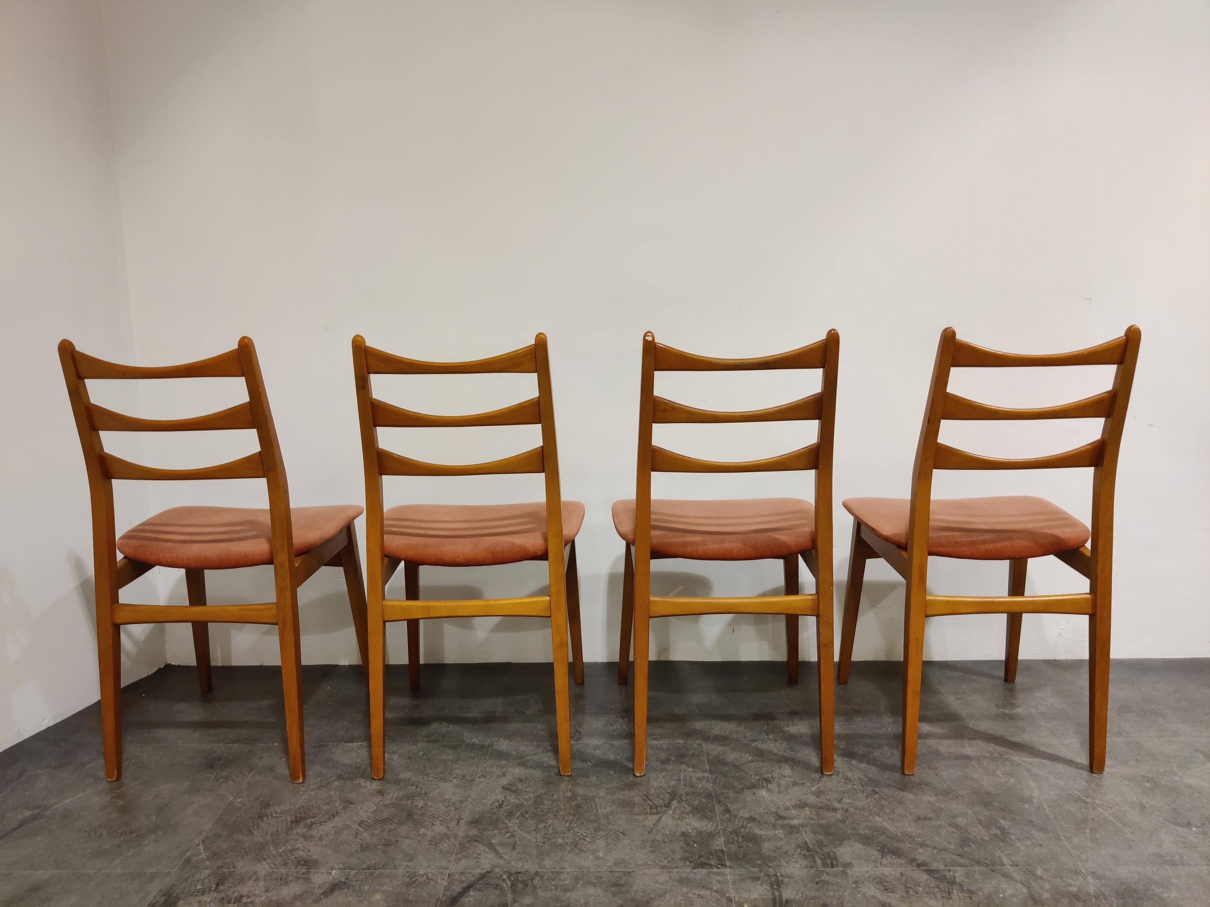 German Set of 4 Vintage Dining Chairs, 1960s