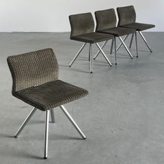 Set di 4 sedie da pranzo vintage di Hans Von Klier per Rossi di Albizzate, anni '70