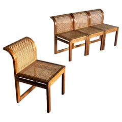 Set of 4 Vintage Dining Chairs by Luigi Massoni for Fratelli Boffi, 1970s Italy