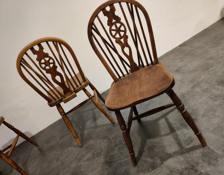 Set of 4 Vintage Ercol Dining Chairs, 1950s For Sale at 1stDibs